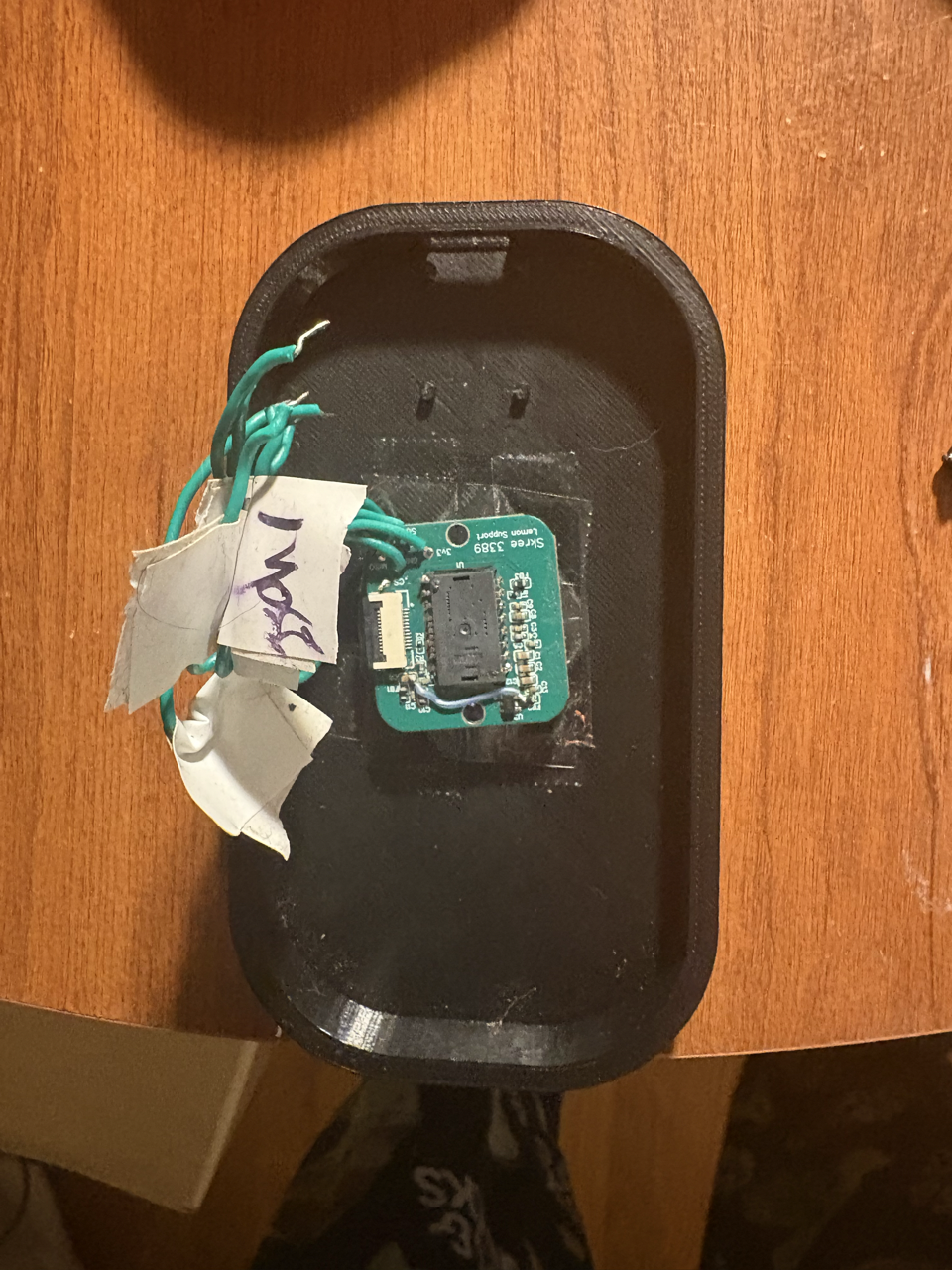 The base piece of the mouse.